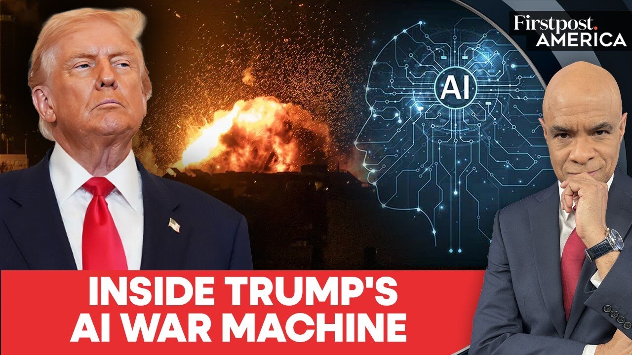 Проект Maven: Военная машина Пентагона на основе ИИ управляет ударами США по Ирану | Firstpost Am...