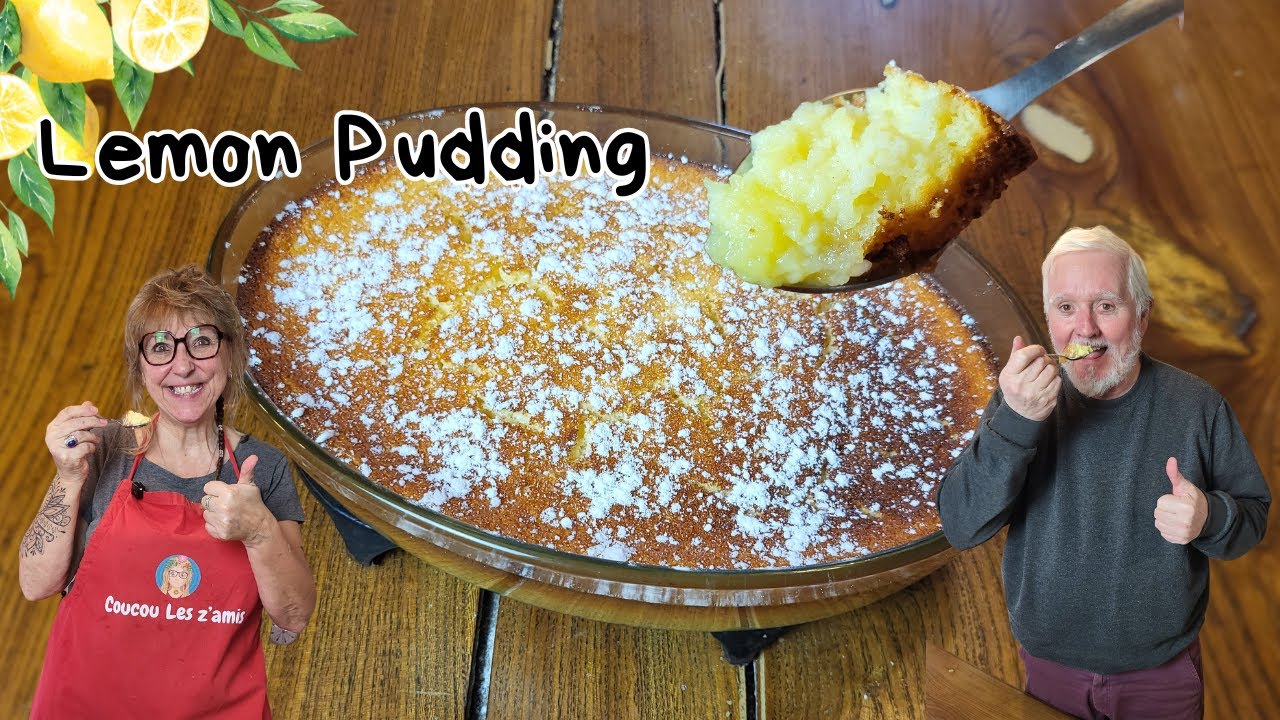 LE LEMON PUDDING, un incroyable gâteau hybride entre le soufflé et la crème au citron