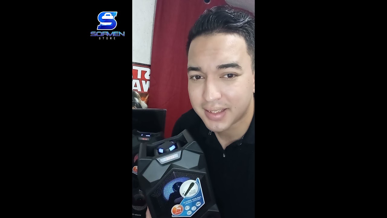 Parlante Twister Master-G Karaoke 🎤 Bluetooth Recargable 💥🎵 @Sofmen Store