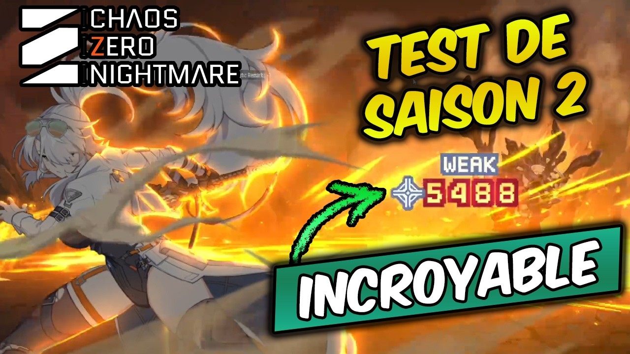 CETTE MISE À JOUR CHANGE TOUT ! 😱 Chaos Zero Nightmare Saison 2