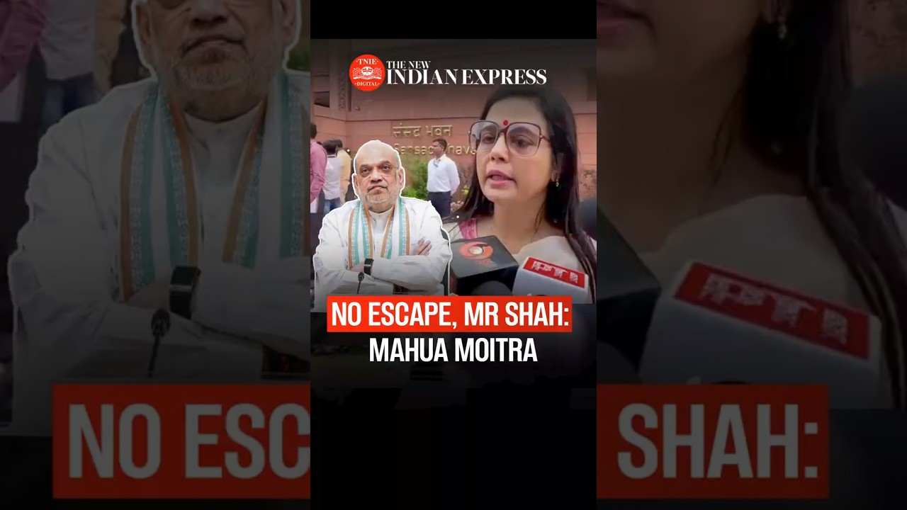There is no escape, Mr. Shah: TMC MP Mahua Moitra on police crackdown in Chalo Sansad march