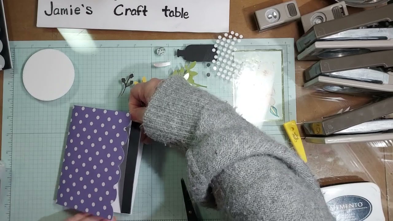 daisy vase card tutorial