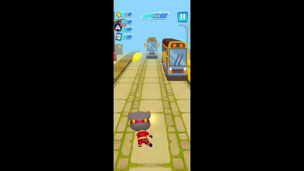 English Talking Tom Hero Dash : 👍 Good stream | Playing Solo | Streaming with Turnip