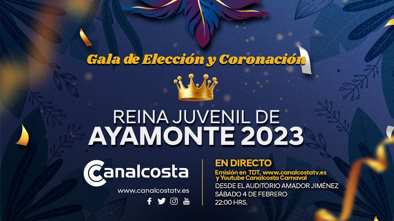 Gala de Elección y Coronación de la Reina Juvenil de Ayamonte 2023