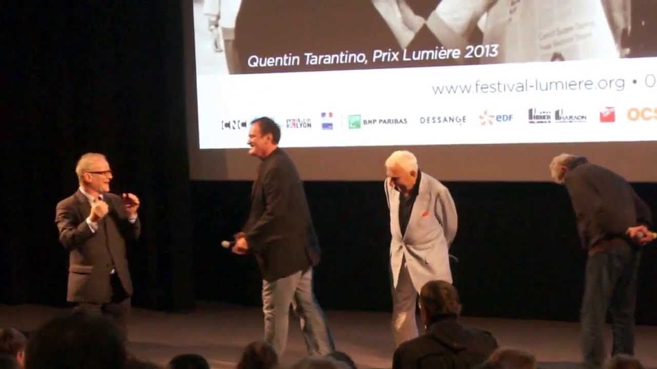 Claude Lelouch et Quentin Tarantino au Festival Lumière 2013 pour le film Le Voyou, 20mn!