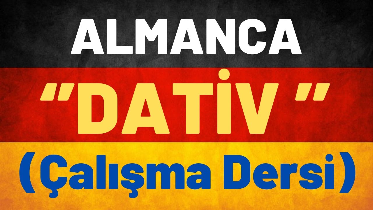 Ders 25 Almanca A1Temel Seviye / Dativ #almancaogreniyorum #almanya #deutsch #deutscha1