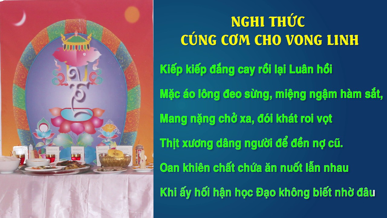 Nghi Thức Cúng Cơm Cho Vong Linh