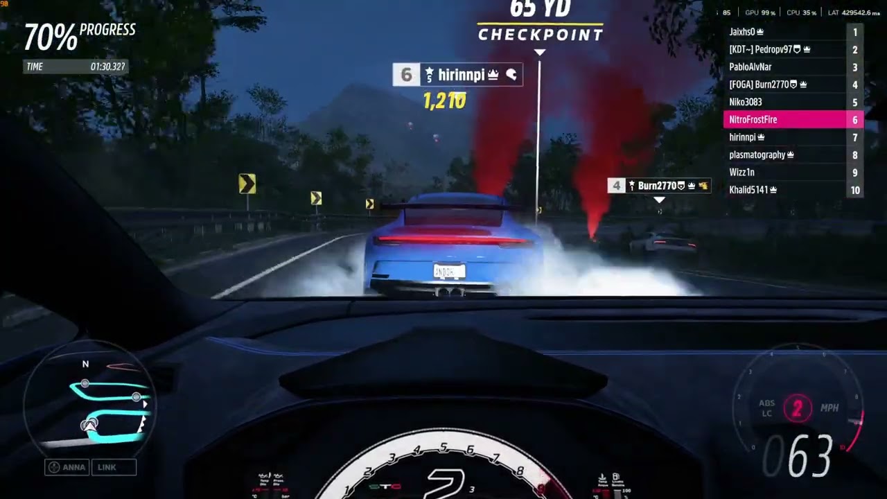 Lamborghini huracan sto finishes 5th stock online Forza Horzion Racing