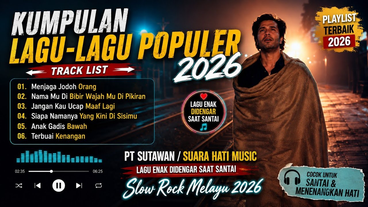 Terbuai kenangan •||• Slow Rock Malaysia – Lagu Galau Terbaru 2026 