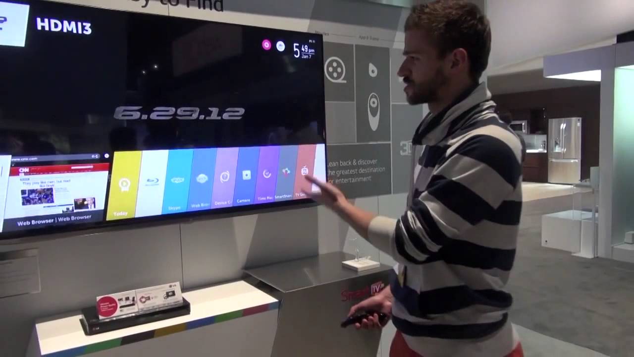 Телевизор LG на webOS @ CES 2014