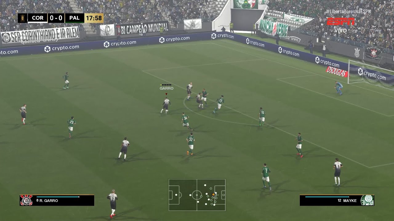 GOLS | SEMI FINAL CONMEBOL LIBERTADORES | CAMERA REAL DE TV | FIFA 16 PC