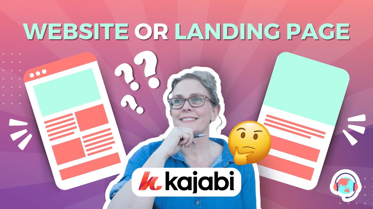 Kajabi Tutorial For Beginners: Website Pages or Landing Pages? Make the Right Choice!