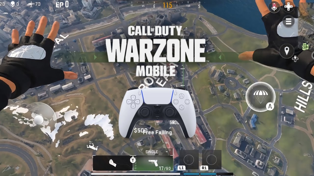 Warzone Mobile Battle Royal Quads Solo Controller Full Gameplay
