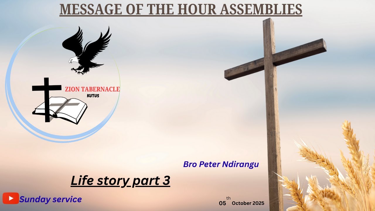 05/10/2025 || SUNDAY SERVICE || LIFE STORY PART 3