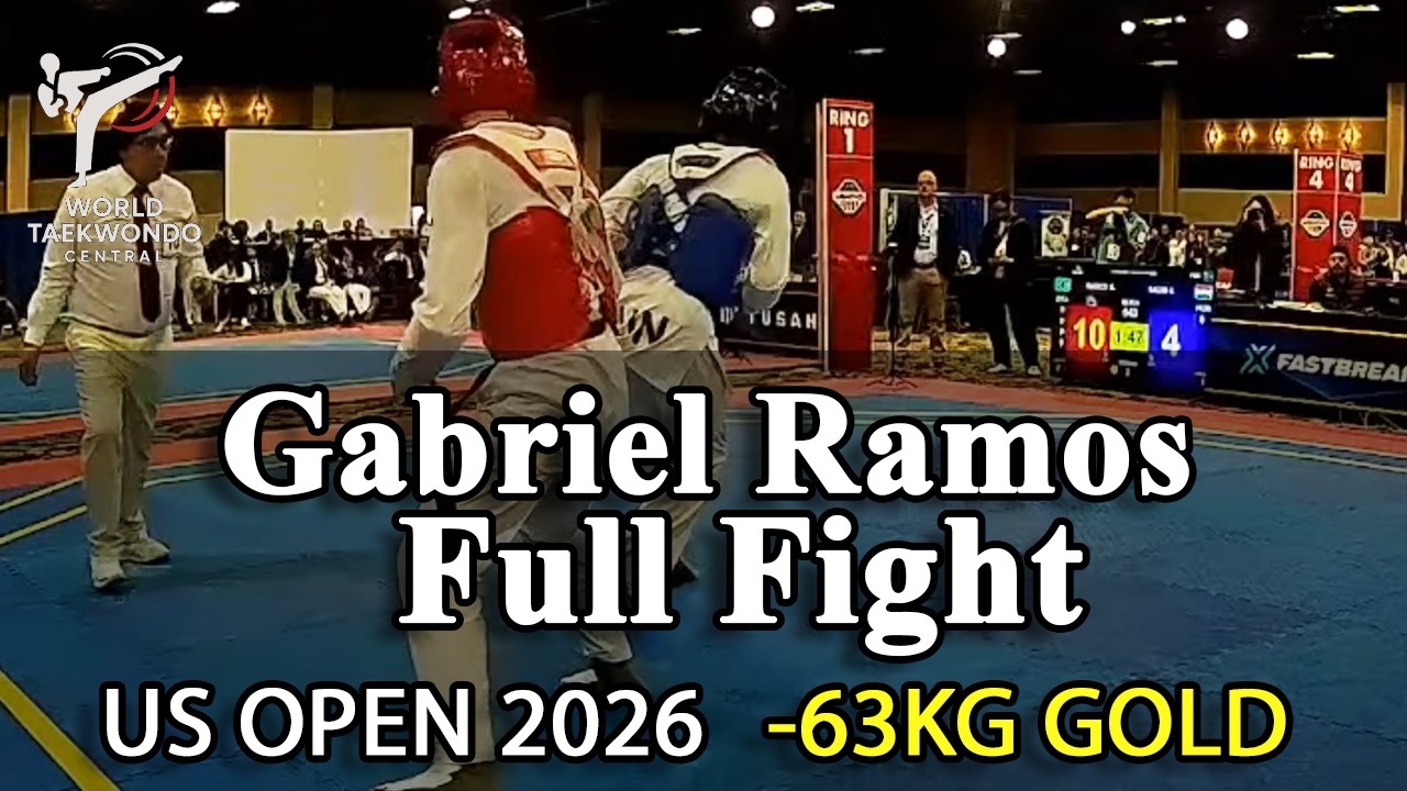 Gabriel Ramos | Taekwondo US OPEN 2026 | -63kg GOLD Medalist
