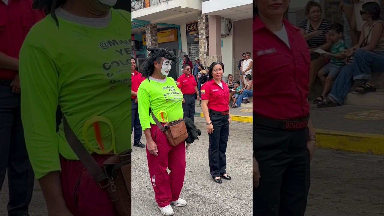 #desfile  #santaelena #mimo #humor #collage #ecuador