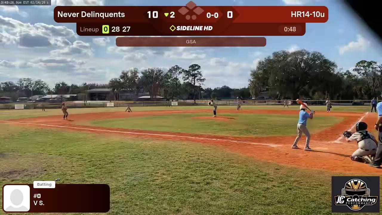 HR14-10u vs. Never Delinquents (2026.02.14)