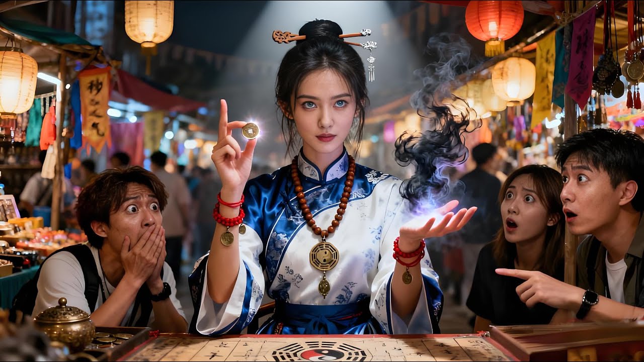玄學大佬雲清影下山擺攤算命賺第一桶金！沒想到生意太火，連邪祟都排隊上門？更離奇的是，連失散多年的家人也找上門來……她掐指一算，這家人竟是最大危機？#短劇