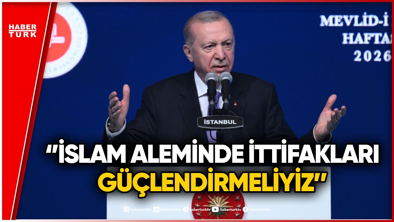 #CANLI - Cumhurbaşkanı Erdoğan'dan İslam D&uuml;nyasına 