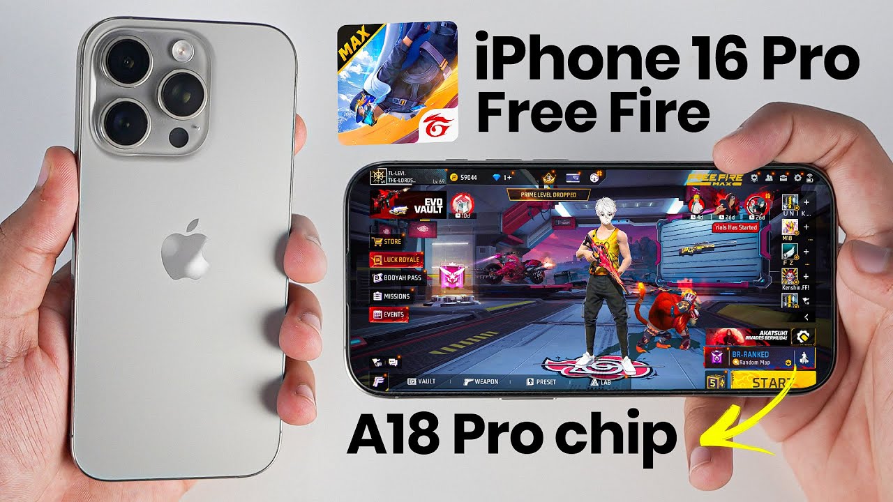 iPhone 16 Pro Unboxing 🎁 freefire Handcam⚡