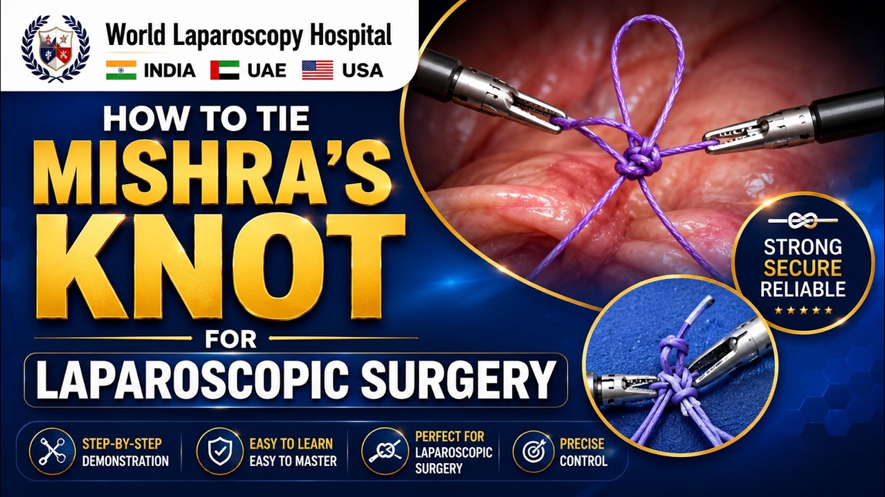 How to tie Mishra's Knot for Laparoscopic Surgery