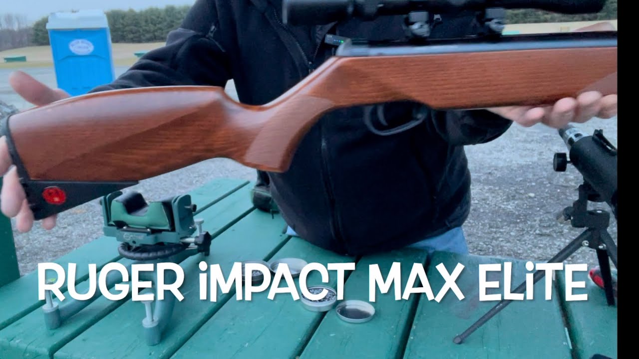 Ruger impact max elite 22 cal springer. Testing & plinking at the range