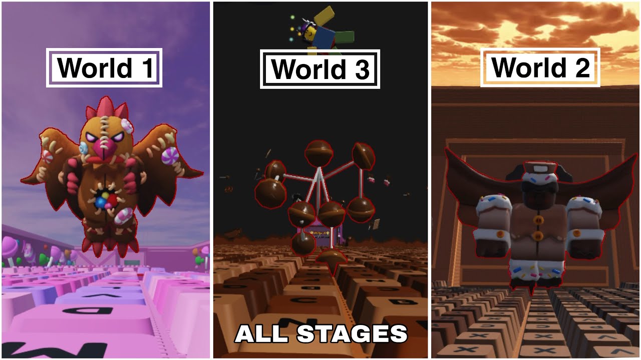 New Update - (Insane World 3 Boss + World 2 + World 1) | +1 Speed Keyboard Escape | Roblox