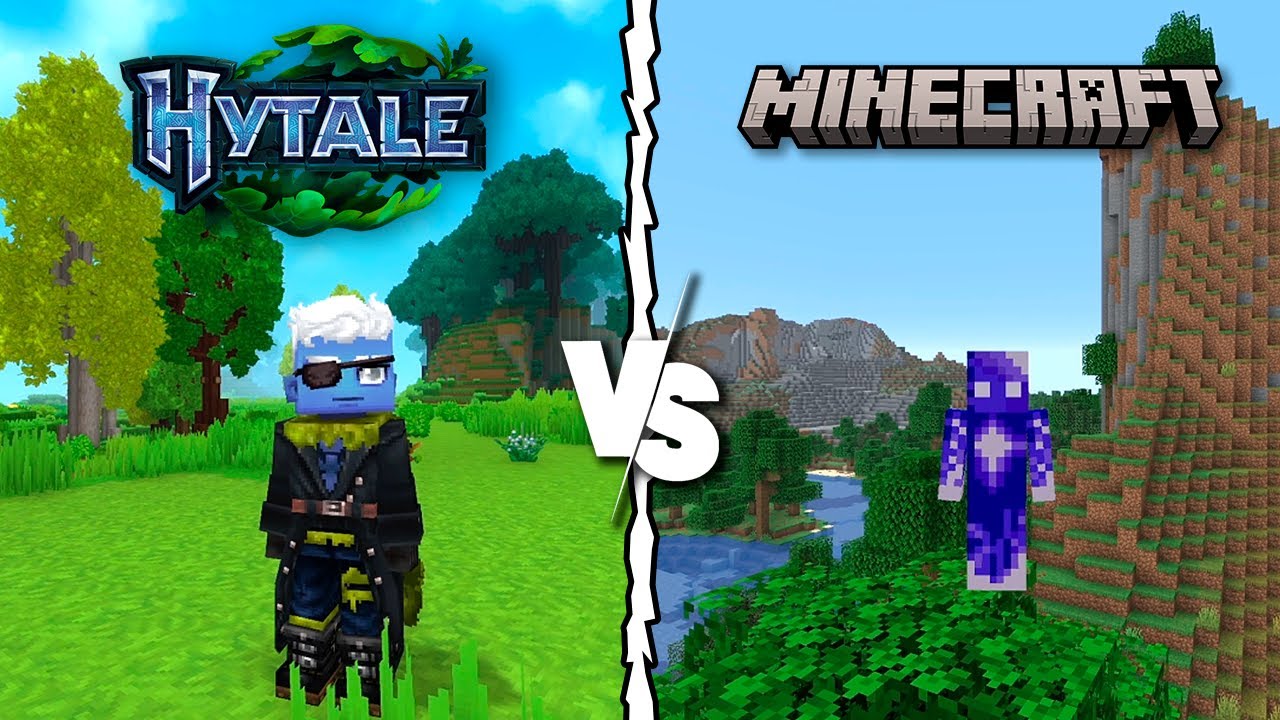 HYTALE vs MINECRAFT | Comparación de fisicas y detalles