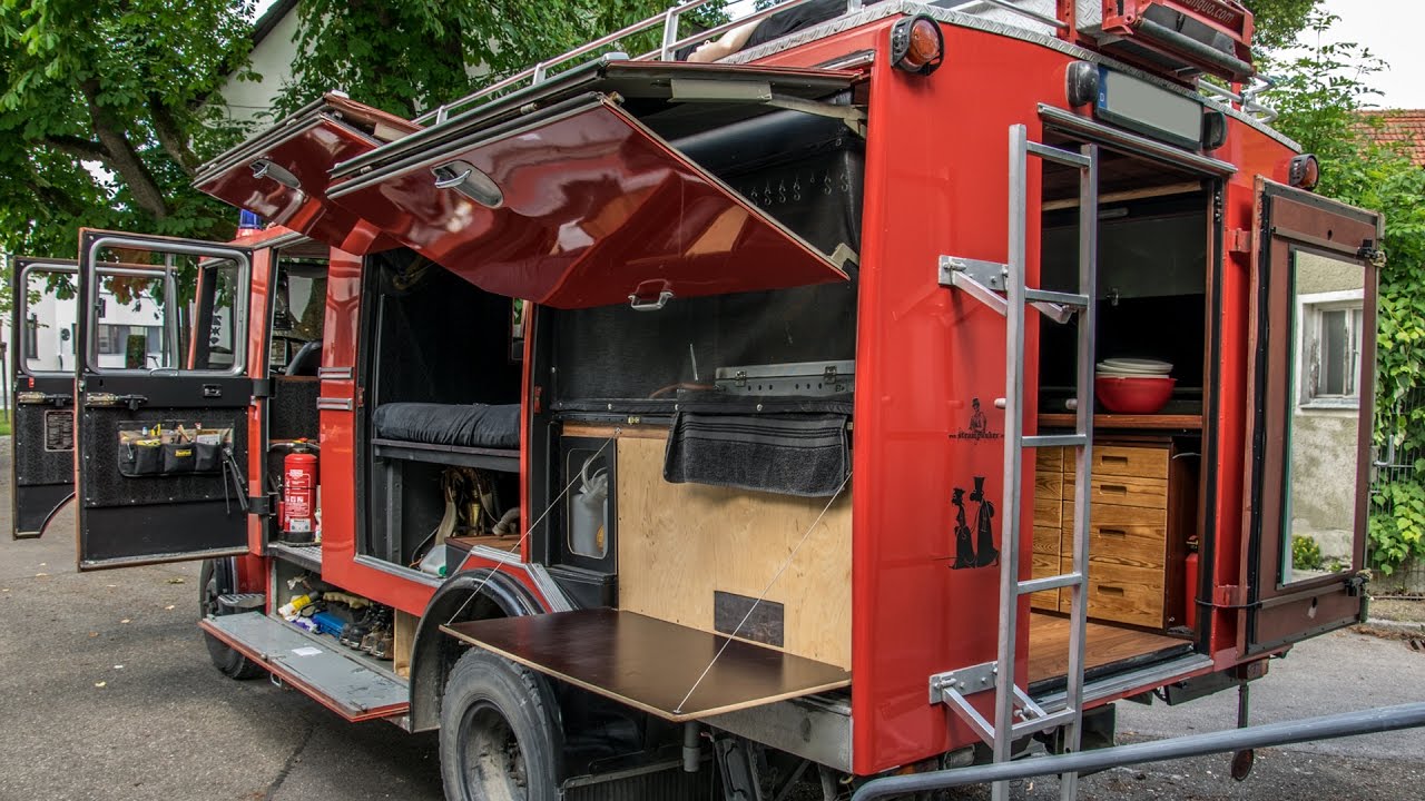 Turning a Firetruck into a Camper - Mercedes LP608