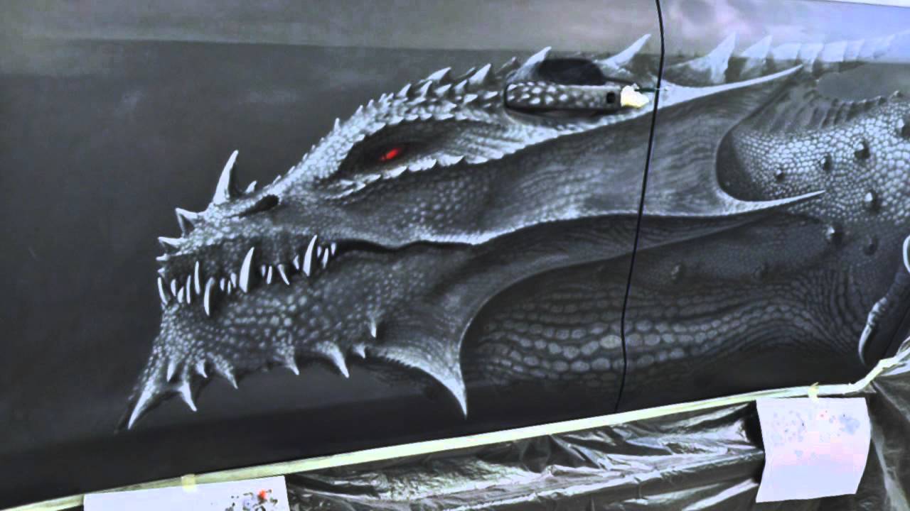Dragon by CrazyBrush (Airbrushing)
