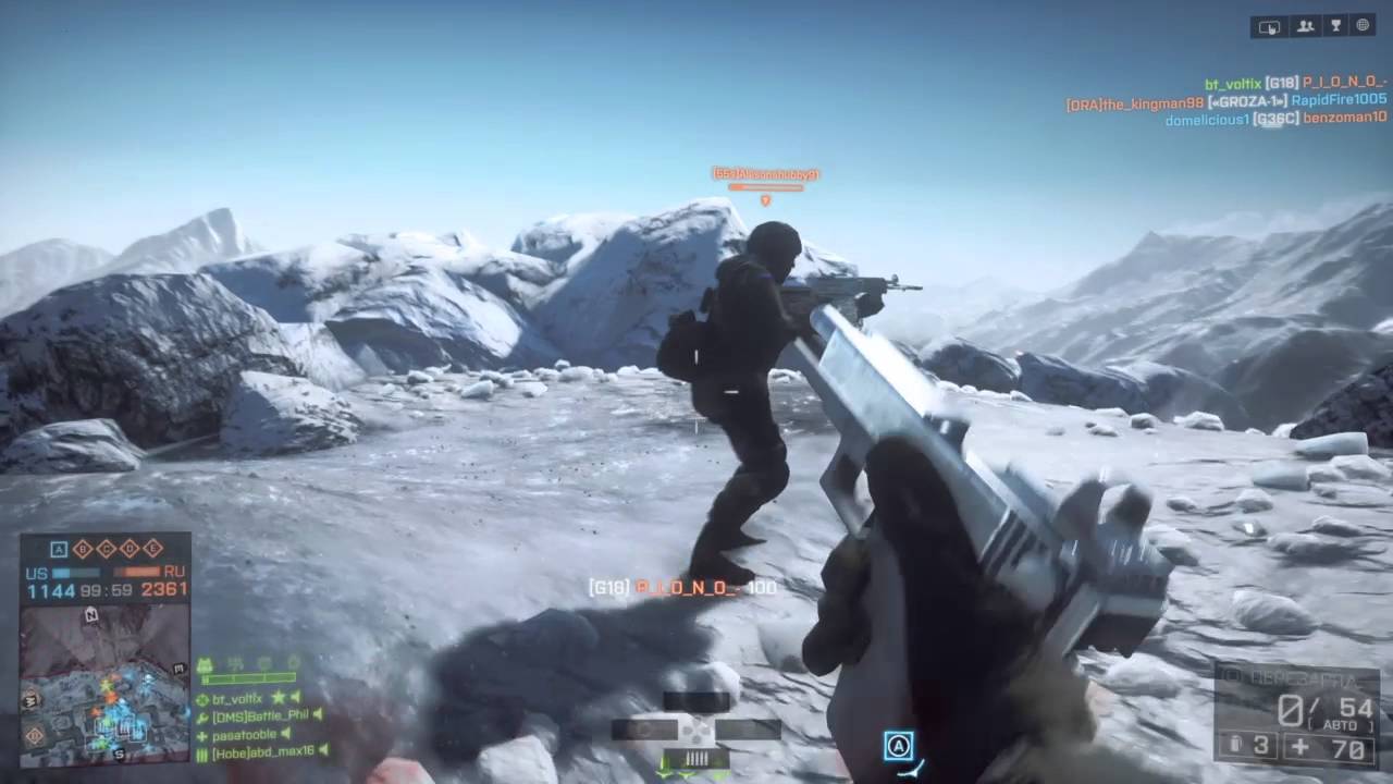 Battlefield 4: Разнос нубов - Glock 18 (PS4)