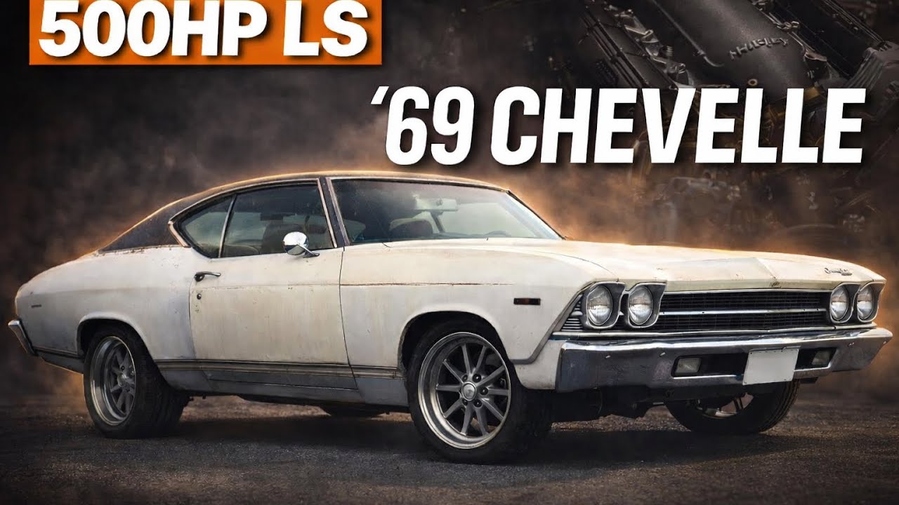WHILE ON BREAK I BUILT THIS HEADS CAMMED 500HP LS SWAP DAILY DRIVER 1969 CHEVELLE #LSSWAP