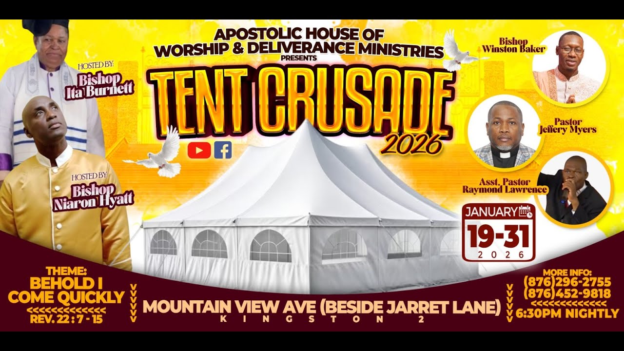 TENT CRUSADE-  NIGHT 6 ( JAN 25, 2026)