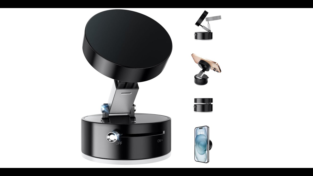 Product Installation Instructions&mdash;&mdash;Vacuum Suction Magnetic Phone Holde