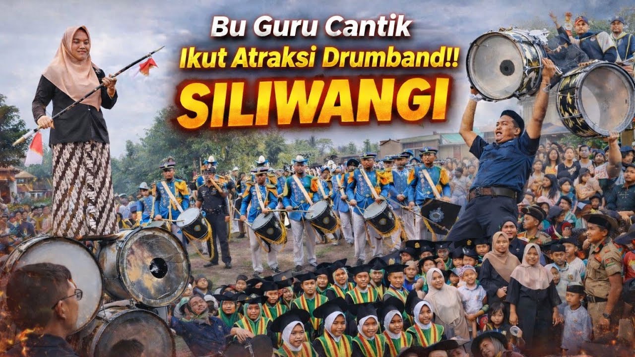 Atraksi Drumband SILIWANGI - Pawai Wisuda TPQ AR ROHMAH Tangkil Tengah Kedungwuni 2026