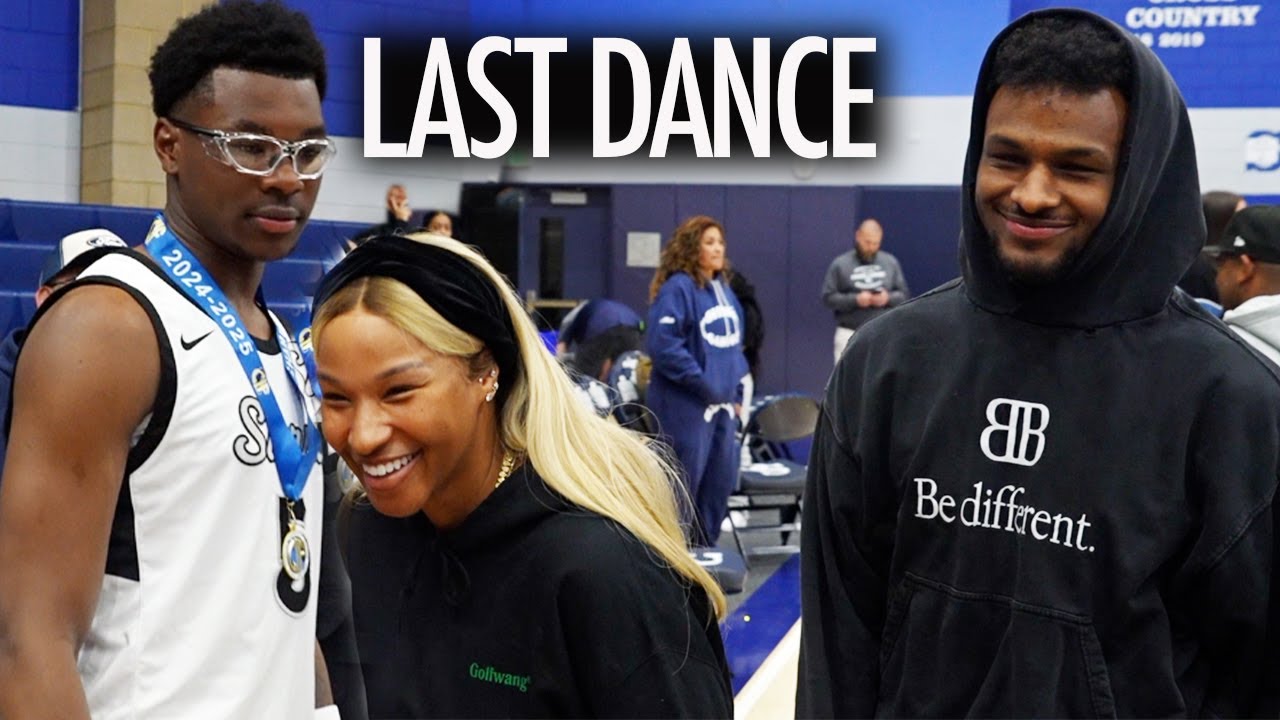 Bronny & Bryce James One Last Time in the Sierra Canyon Gym! State Playoffs!