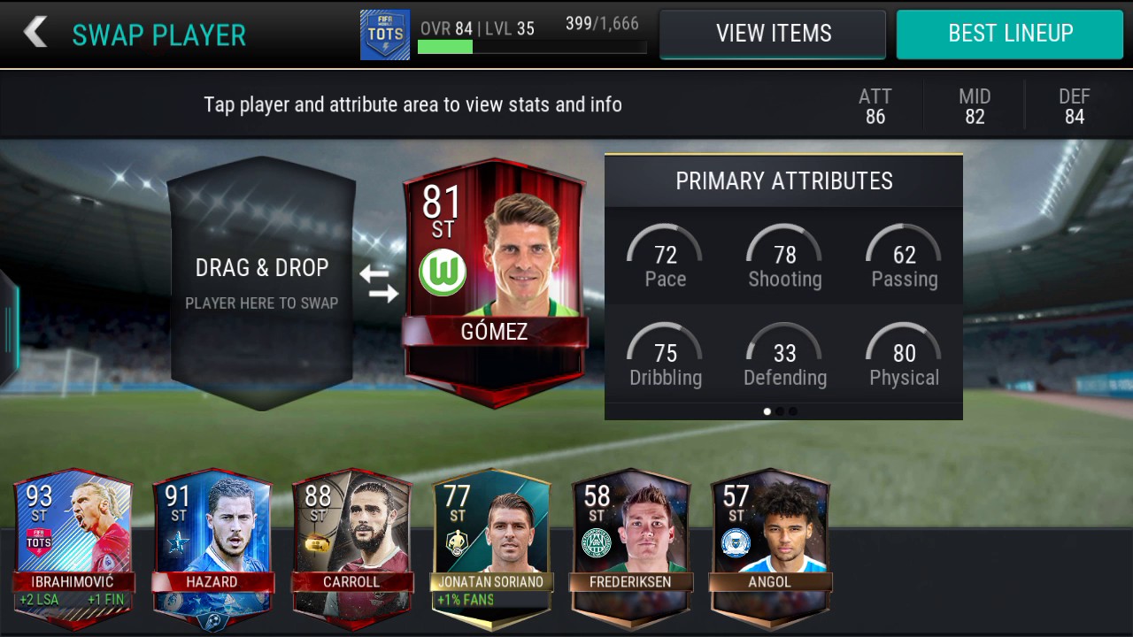 FIFA MOBILE TOTS Zlatan Ibrahimović