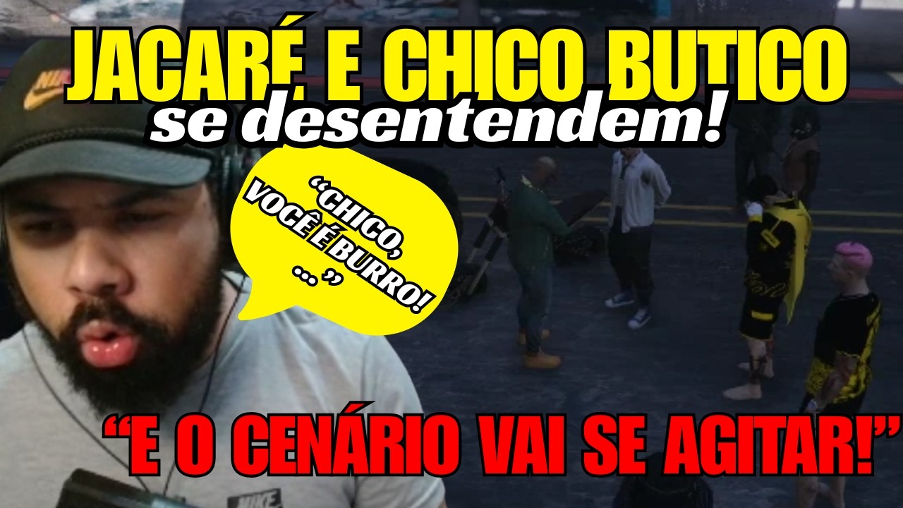 JACARÉ SE DESENTENDE COM CHICO BUTICO E AGORA COMEÇA UM CAPÍTULO NOVO ENTRE CHICO E JACARÉ.