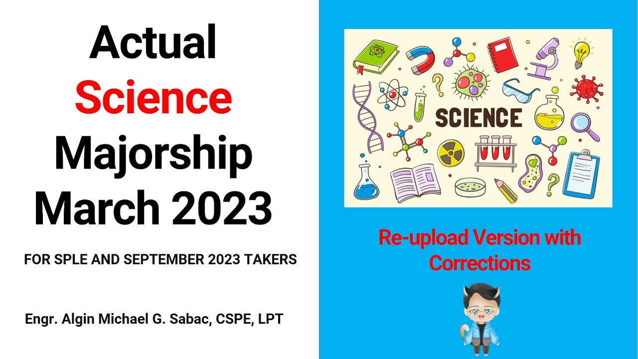 Actual LET March 2023 | General Science Majorship | Verified Answers | FULL VIDEO [REUPLOAD]