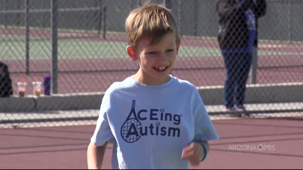 Connecting children with autism through tennis