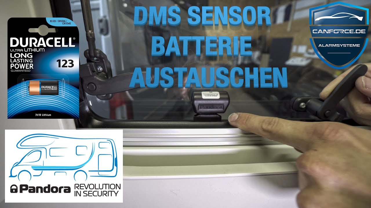 PANDORA BATTERIEWECHSEL DMS 100 SENSOR | ANLEITUNG 