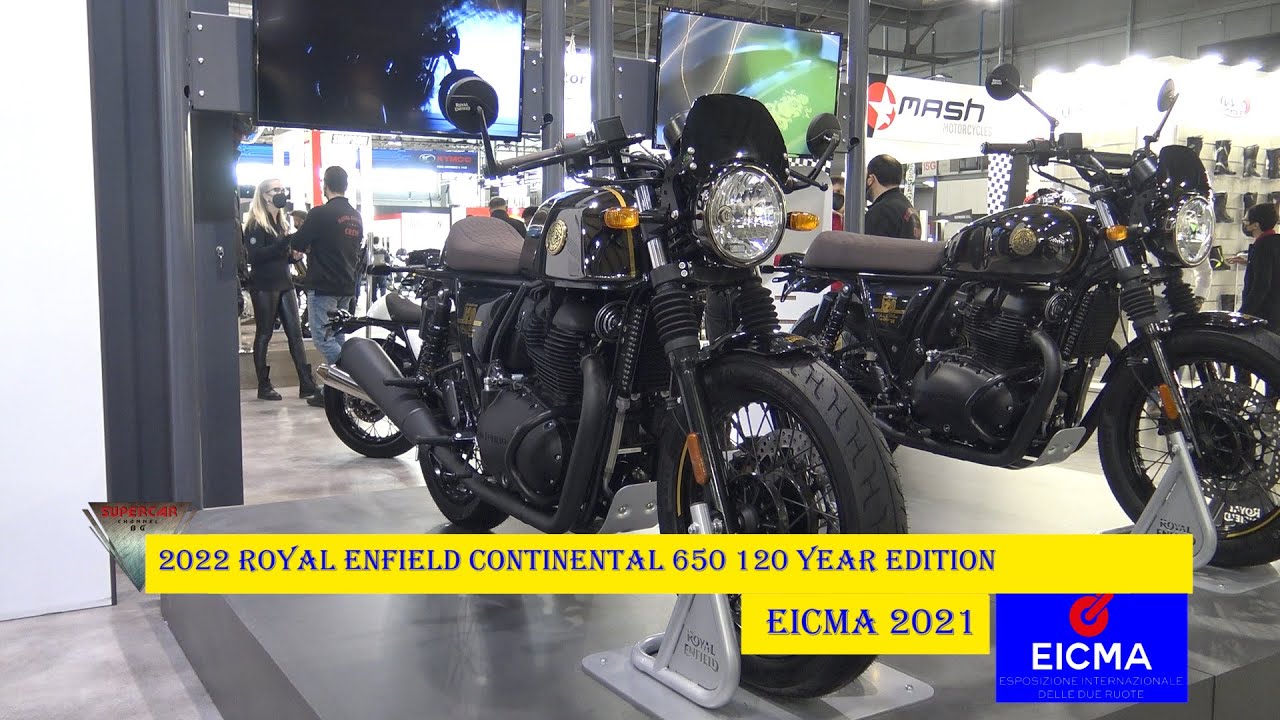 2022 Royal Enfield Continental 650 120 Year Edition Walkaround EICMA 2021