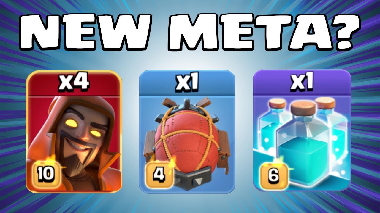 NEW SUPER WIZARD BLIMP (AFTER NERF) TESTED OUT!!! NEW TH13 Attack Strategy | Clash of Clans