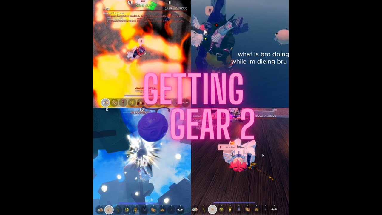 Getting gear 2 in gpo (funny moments)