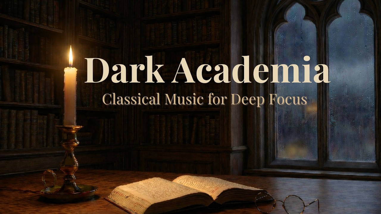 the smell of old books | dark academia classical playlist for focus
