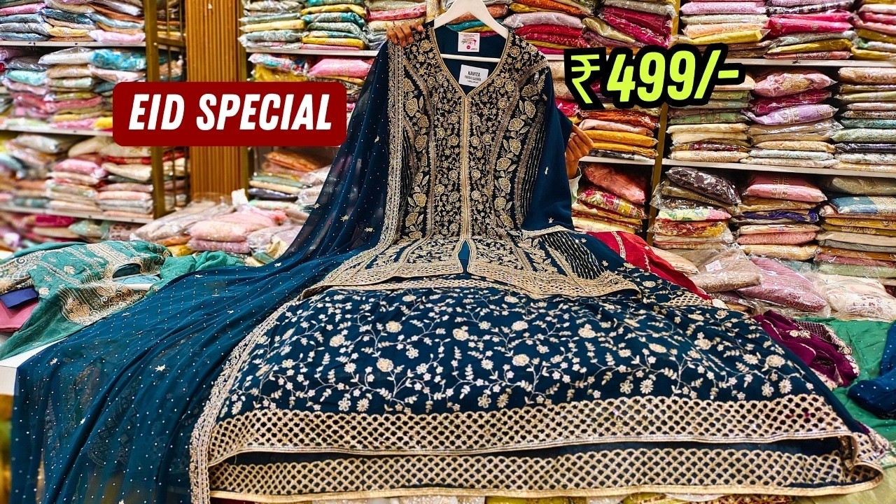 EID Upto 70% OFF | Designer Wedding Dresses Pakistani Garara Plazzo Manha Wholesale Hyderabad