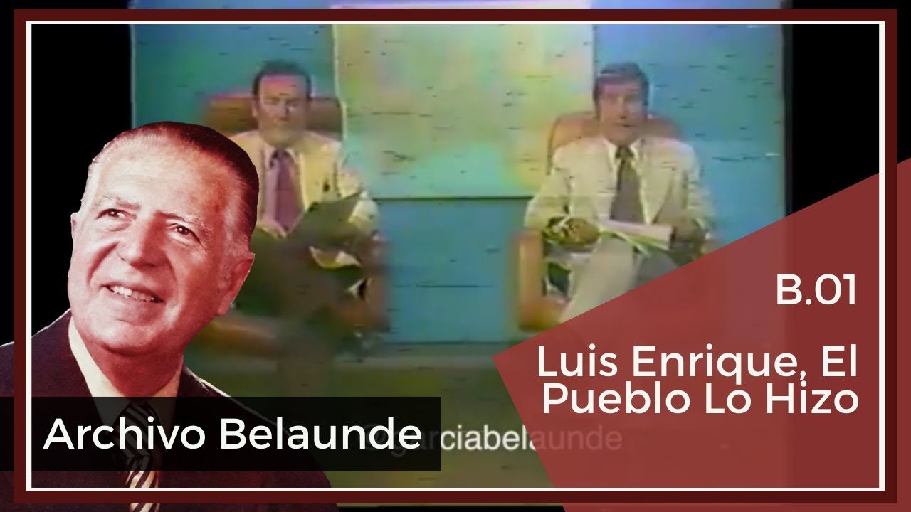 B1 Luis Enrique, El Pueblo Lo Hizo