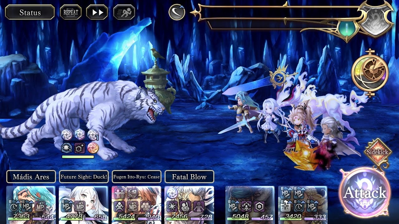 Another Eden: White Tiger vs SA Shigure ES & SA Zilva AS (150+)
