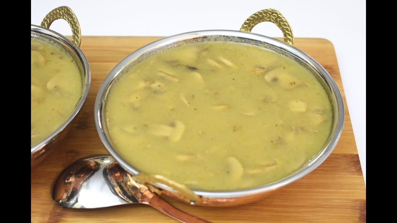 شوربة فطر خفيفة بدون حليب وكريمة ٢٠دقيقة جاهزة لذيذة طعم خيالي