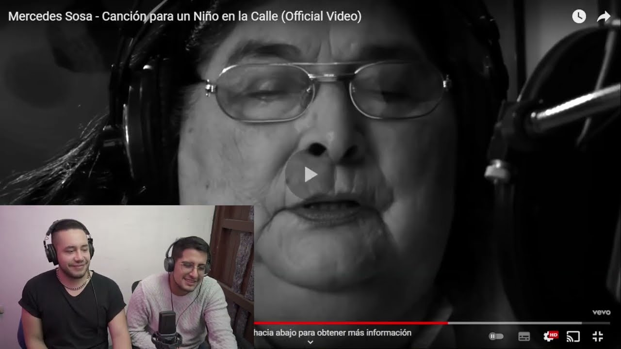 Mercedes Sosa y Residente Cantando 😵(Reaccion)